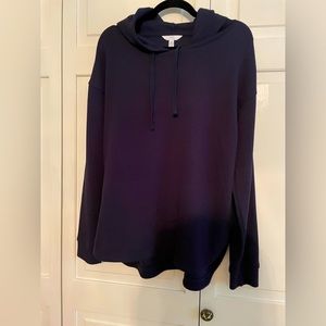 Time and True textured drawstring hoodie pullover medium,